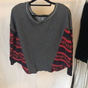 Free people sweater/sweater shirt